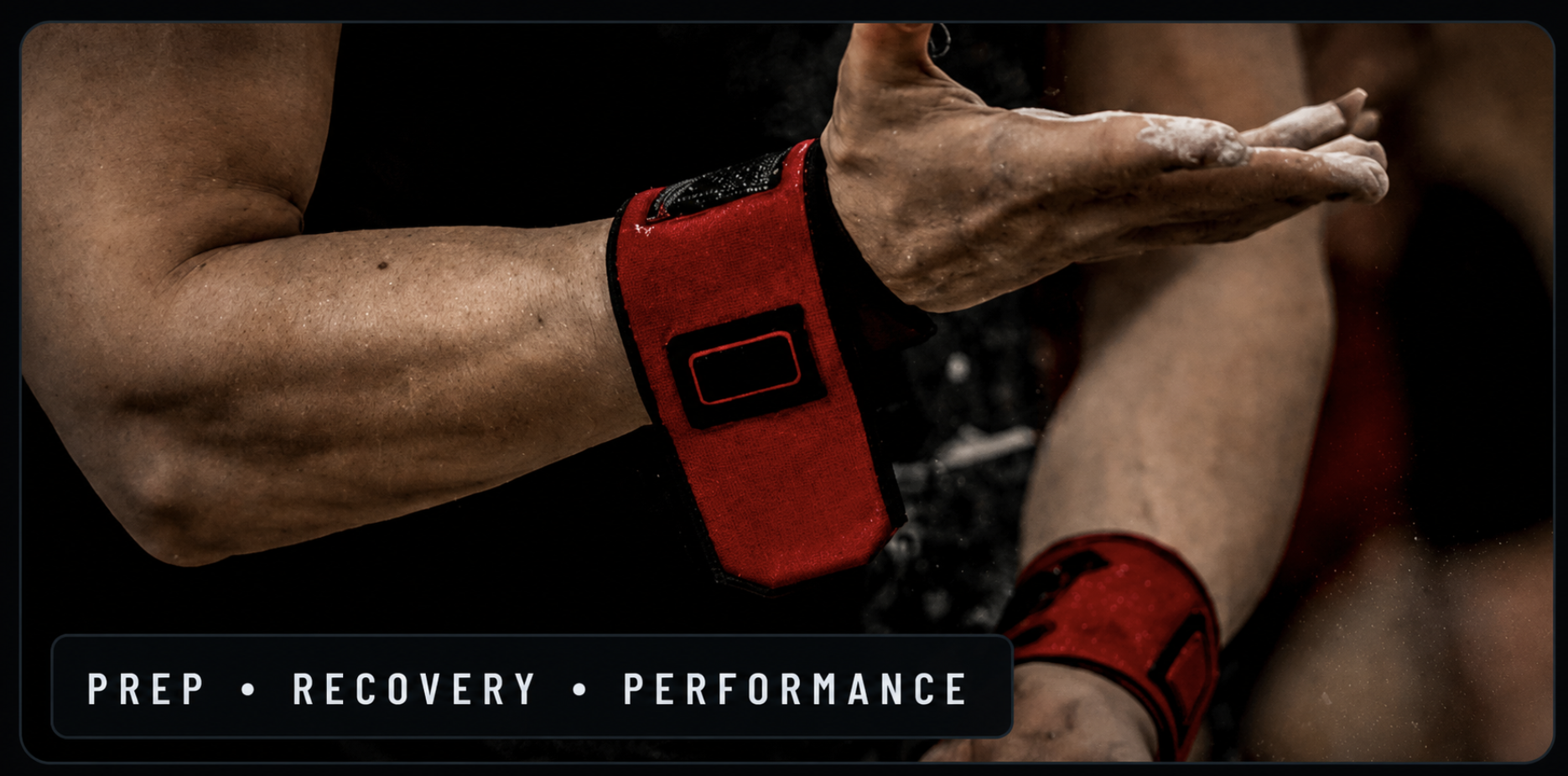 Athlete wrist wrap preparation